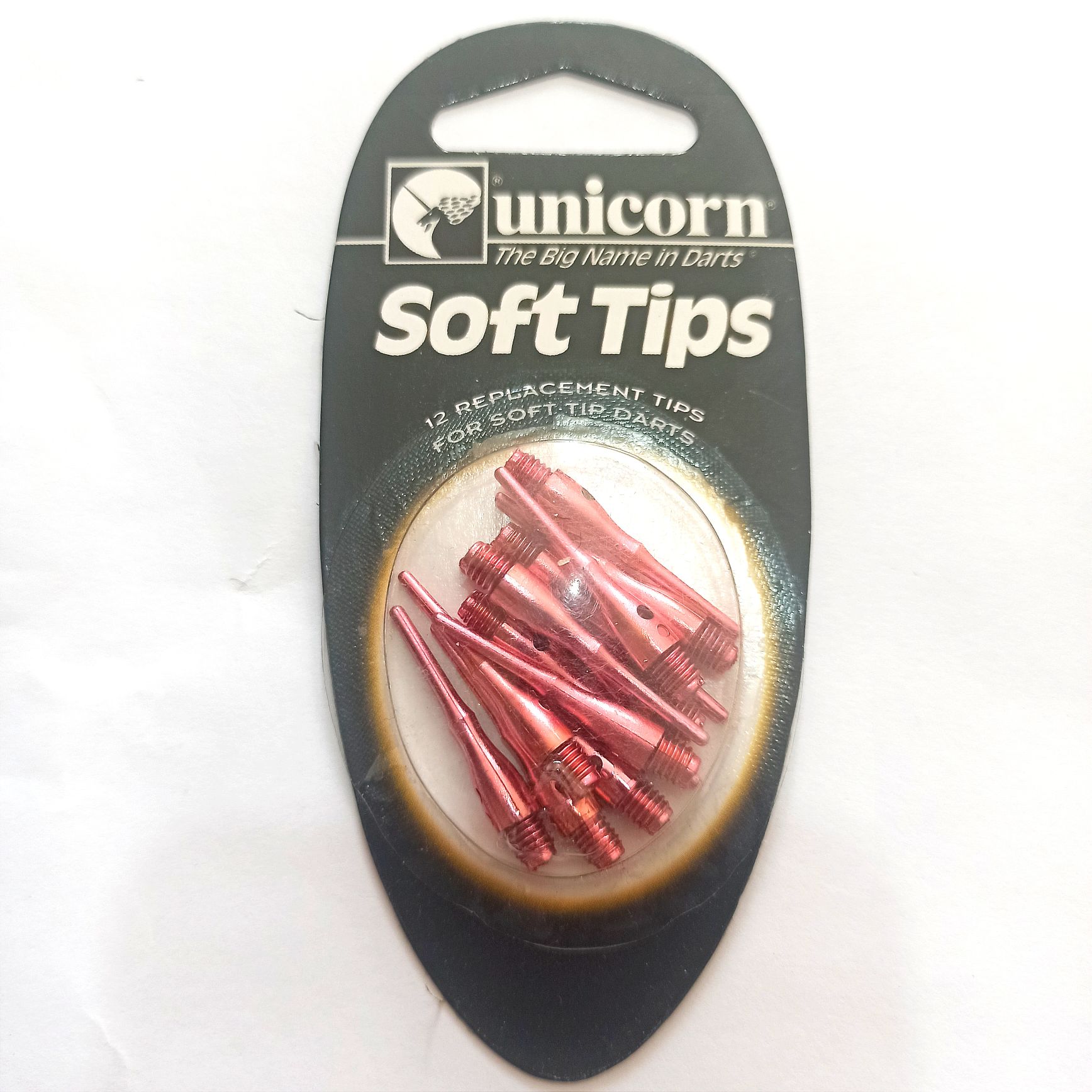 نوک پلاستیکی دارت برند یونیکورن SOFT TIP بسته 12عددی. رنگ صورتی